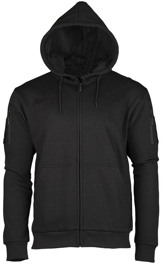 Mil-Tec - Tactical Hoodie Hættetrøje // Sort fra Mil-Tec - billede nr. 1 hos GrejFreak.dk