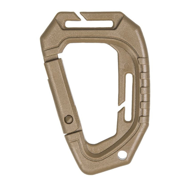 Mil-Tec - Tactical MOLLE Karabiner Coyote 2 stk fra Mil-Tec - billede nr. 1 hos GrejFreak.dk