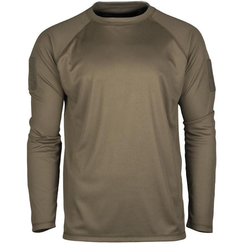 Mil-Tec - Tactical Quick Dry Langærmet T-Shirt // Olivengrøn fra Mil-Tec - billede nr. 1 hos GrejFreak.dk