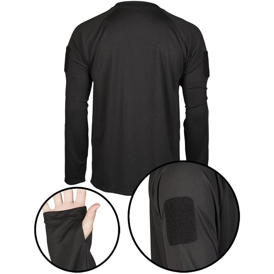 Mil-Tec - Tactical Quick Dry Langærmet T-Shirt // Olivengrøn fra Mil-Tec - billede nr. 2 hos GrejFreak.dk