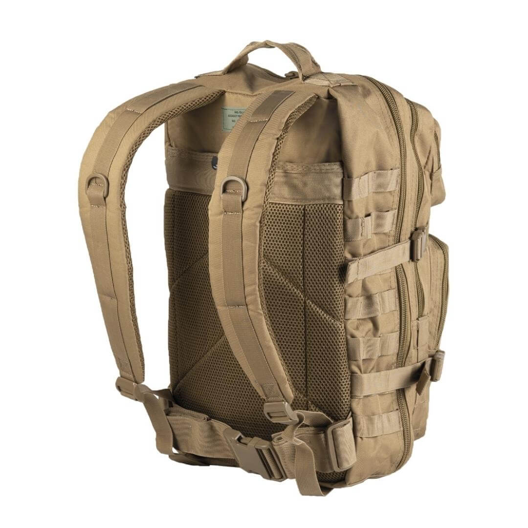Mil-Tec - US Assault Pack Large 36L Rygsæk // Sand / Ørken fra Mil-Tec - billede nr. 1 hos GrejFreak.dk