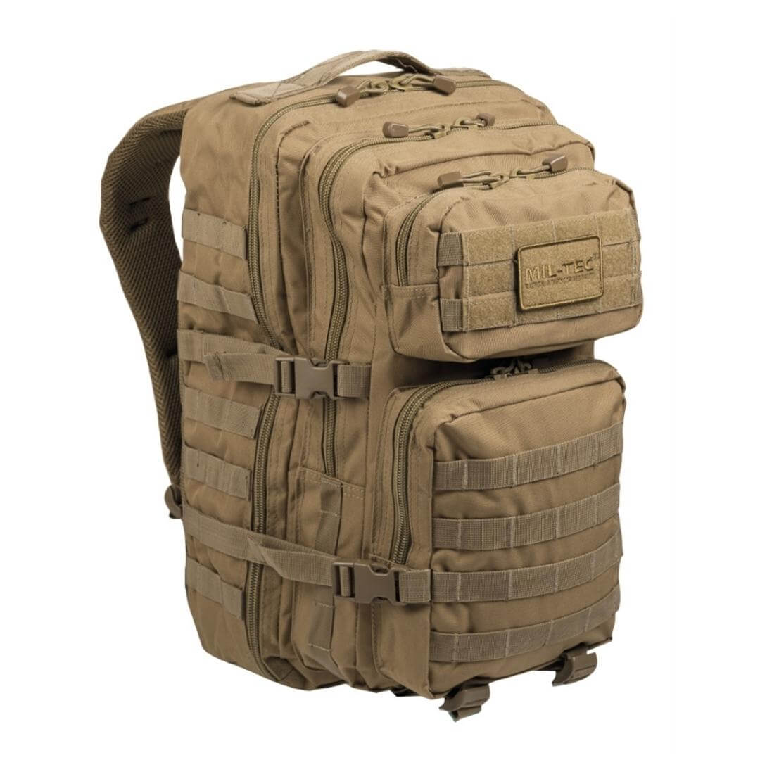 Mil-Tec - US Assault Pack Large 36L Rygsæk // Sand / Ørken fra Mil-Tec - billede nr. 2 hos GrejFreak.dk