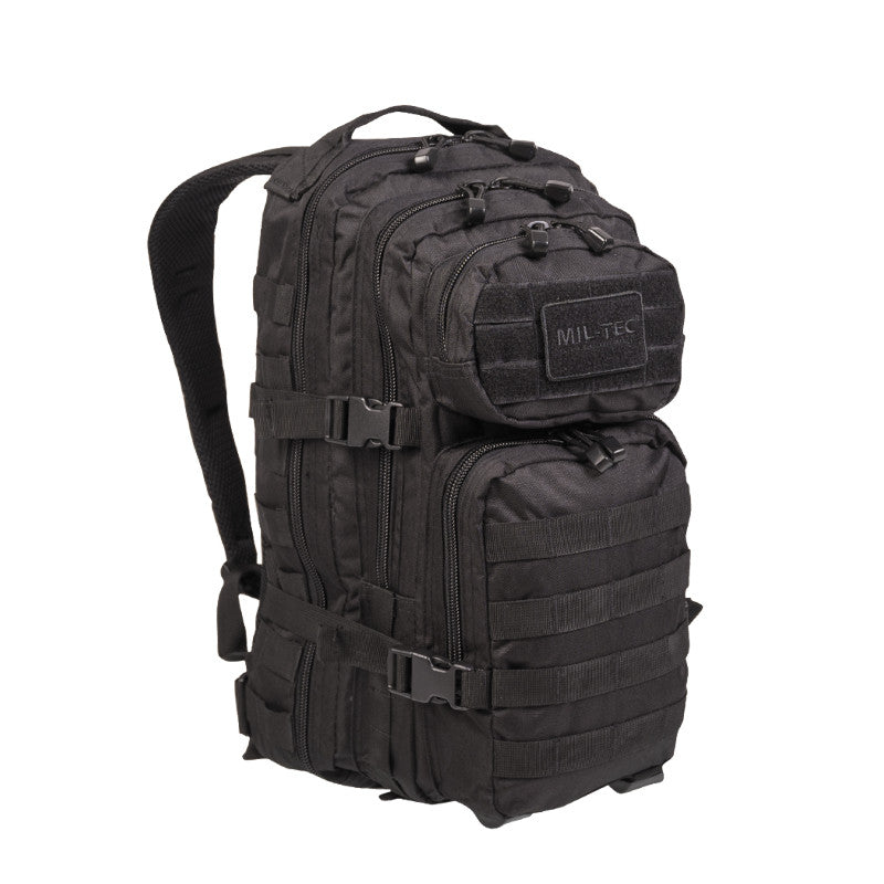 Mil-Tec - US Assault Pack Small Sort fra Mil-Tec - billede nr. 1 hos GrejFreak.dk