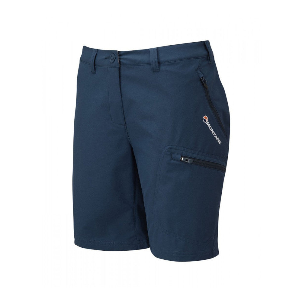 Montane - Dyno Stretch Shorts Til Kvinder - XS - Blå // Blå fra Montane - billede nr. 1 hos GrejFreak.dk