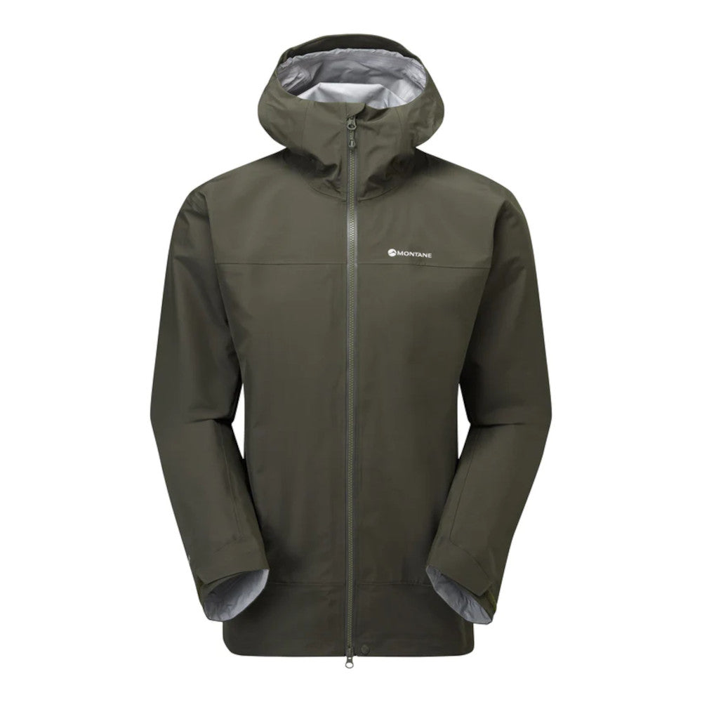 Montane - Phase Herre Vandtæt Jakke Mørkegrøn fra Montane - billede nr. 1 hos GrejFreak.dk