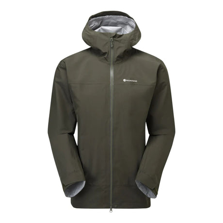 Montane - Phase Herre Vandtæt Jakke Mørkegrøn fra Montane - billede nr. 1 hos GrejFreak.dk