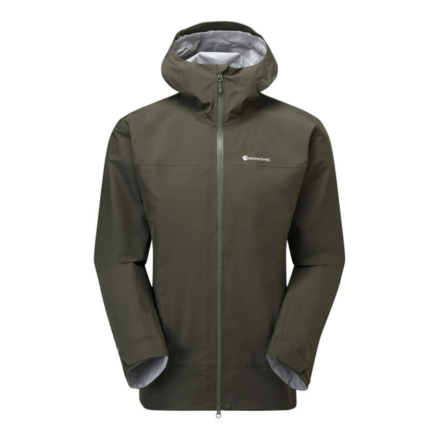 Montane - Phase Herre Vandtæt Jakke Mørkegrøn fra Montane - billede nr. 1 hos GrejFreak.dk