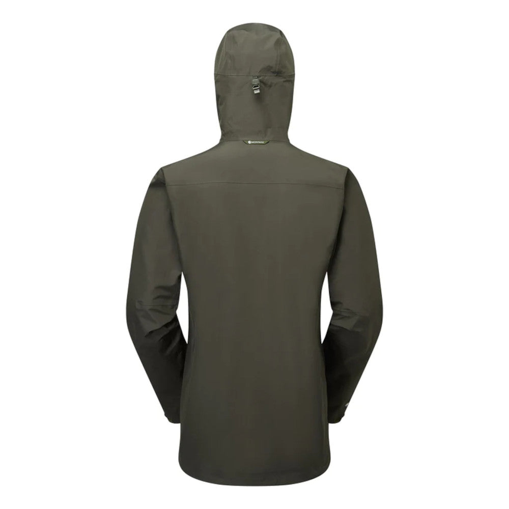 Montane - Phase Herre Vandtæt Jakke Mørkegrøn fra Montane - billede nr. 2 hos GrejFreak.dk