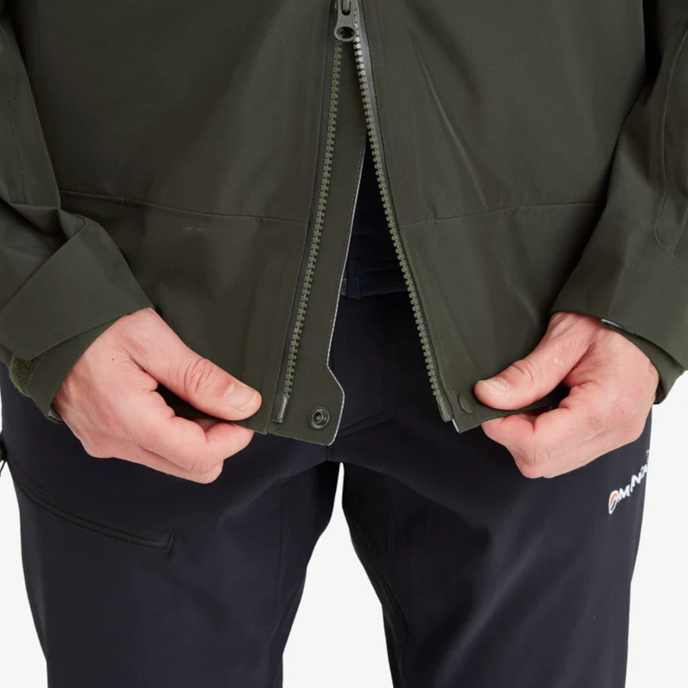 Montane - Phase Herre Vandtæt Jakke Mørkegrøn fra Montane - billede nr. 7 hos GrejFreak.dk