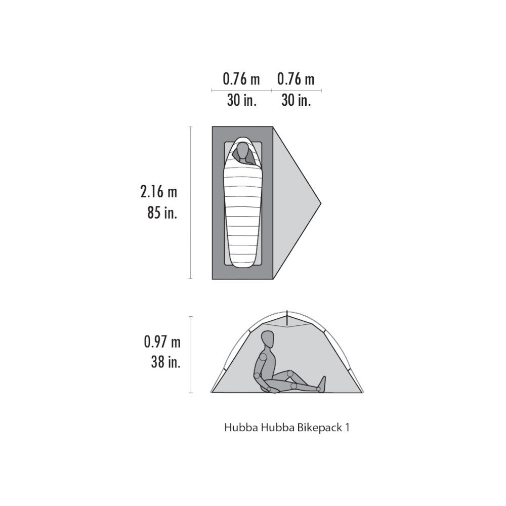 MSR - Hubba Hubba Bikepack 1-Personers Telt fra MSR - billede nr. 8 hos GrejFreak.dk