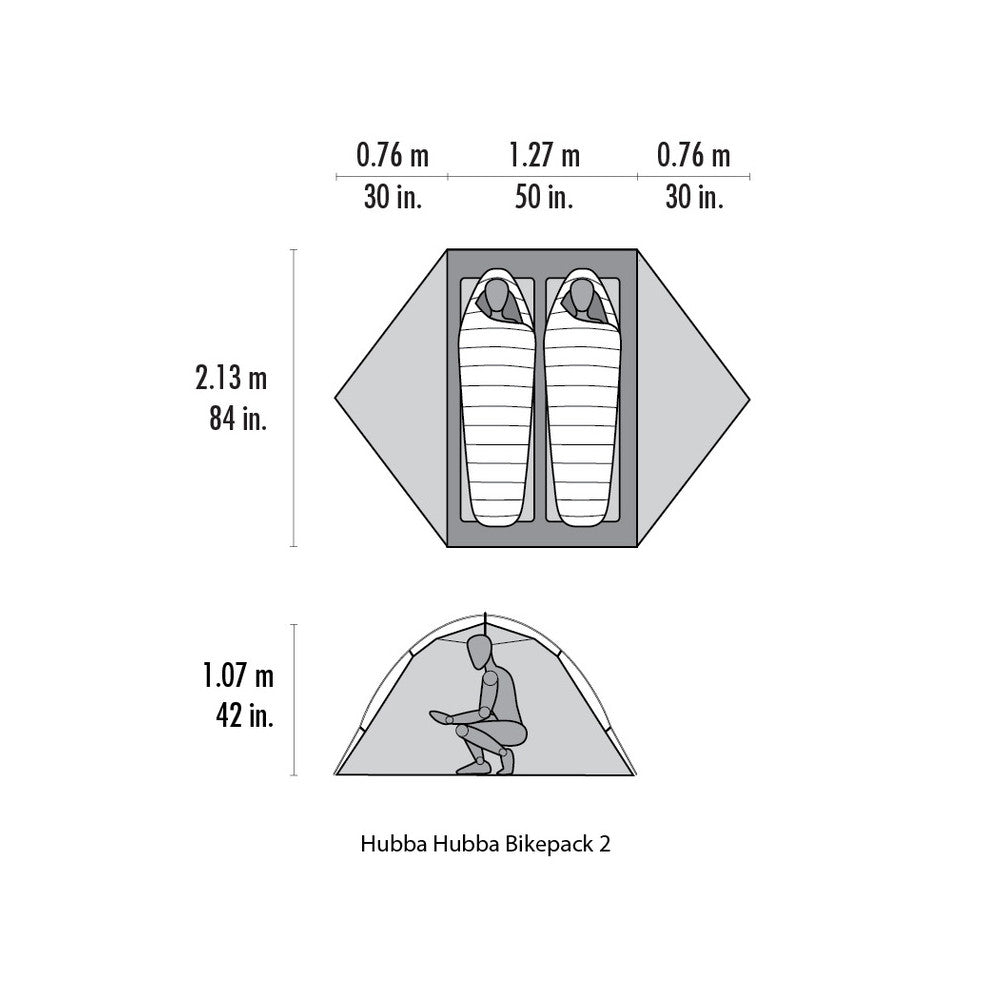 MSR - Hubba Hubba Bikepack 2-Personers Telt fra MSR - billede nr. 6 hos GrejFreak.dk