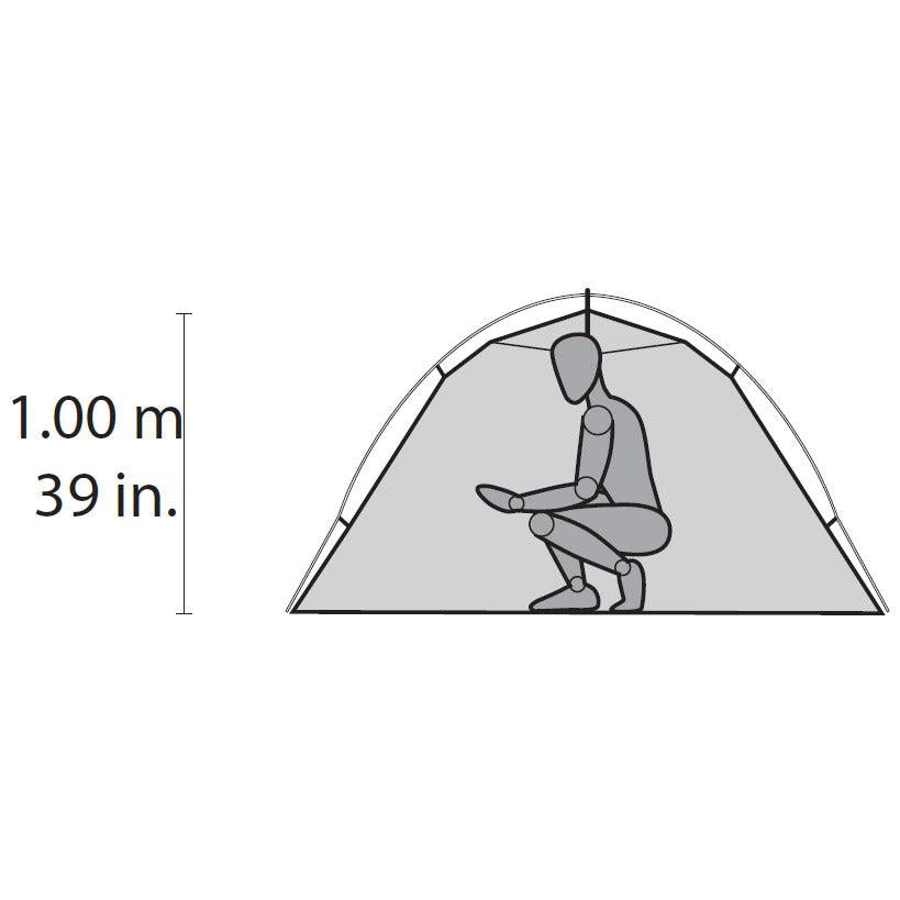 MSR - Hubba Hubba NX 2-personers Telt // Grå fra MSR - billede nr. 13 hos GrejFreak.dk
