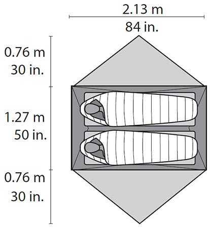 MSR - Hubba Hubba NX 2-personers Telt // Grøn fra MSR - billede nr. 5 hos GrejFreak.dk