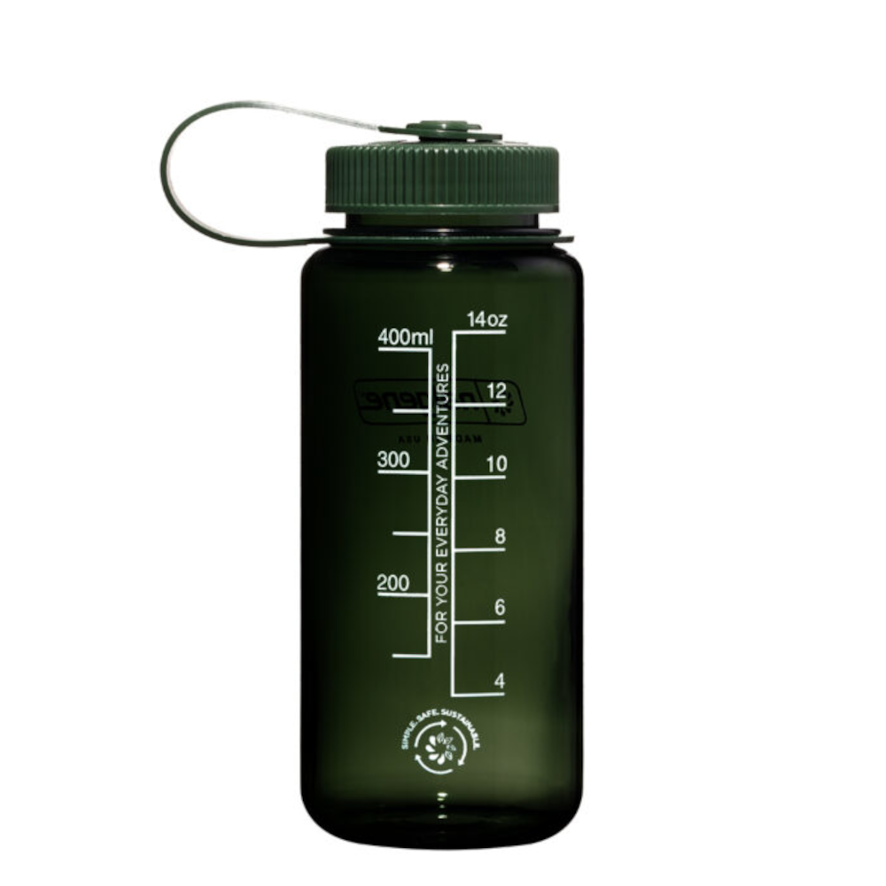 Nalgene - Wide Mouth Sustain Drikkeflaske 475ml // Mørkegrøn fra Nalgene - billede nr. 2 hos GrejFreak.dk