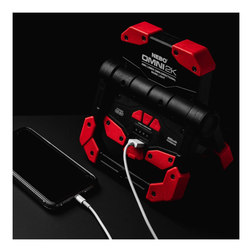 Nebo - OMNI 2000 Genopladelig Arbejdslampe 2000 Lumen fra NEBO - billede nr. 5 hos GrejFreak.dk