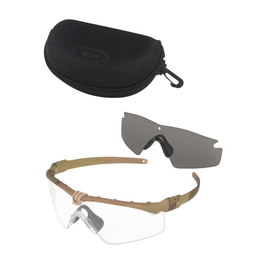 Oakley - SI Ballistic M-Frame 3.0 STRIKE Briller - MultiCam m. 1 Klar & 1 Grå Linse fra OAKLEY - billede nr. 2 hos GrejFreak.dk
