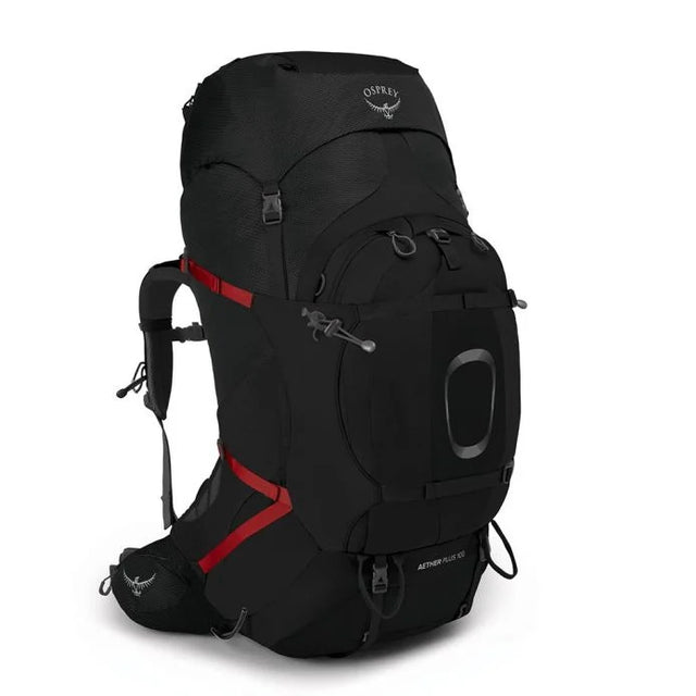 Osprey - Aether Plus 100L Herre Rygsæk // Sort fra Osprey - billede nr. 1 hos GrejFreak.dk
