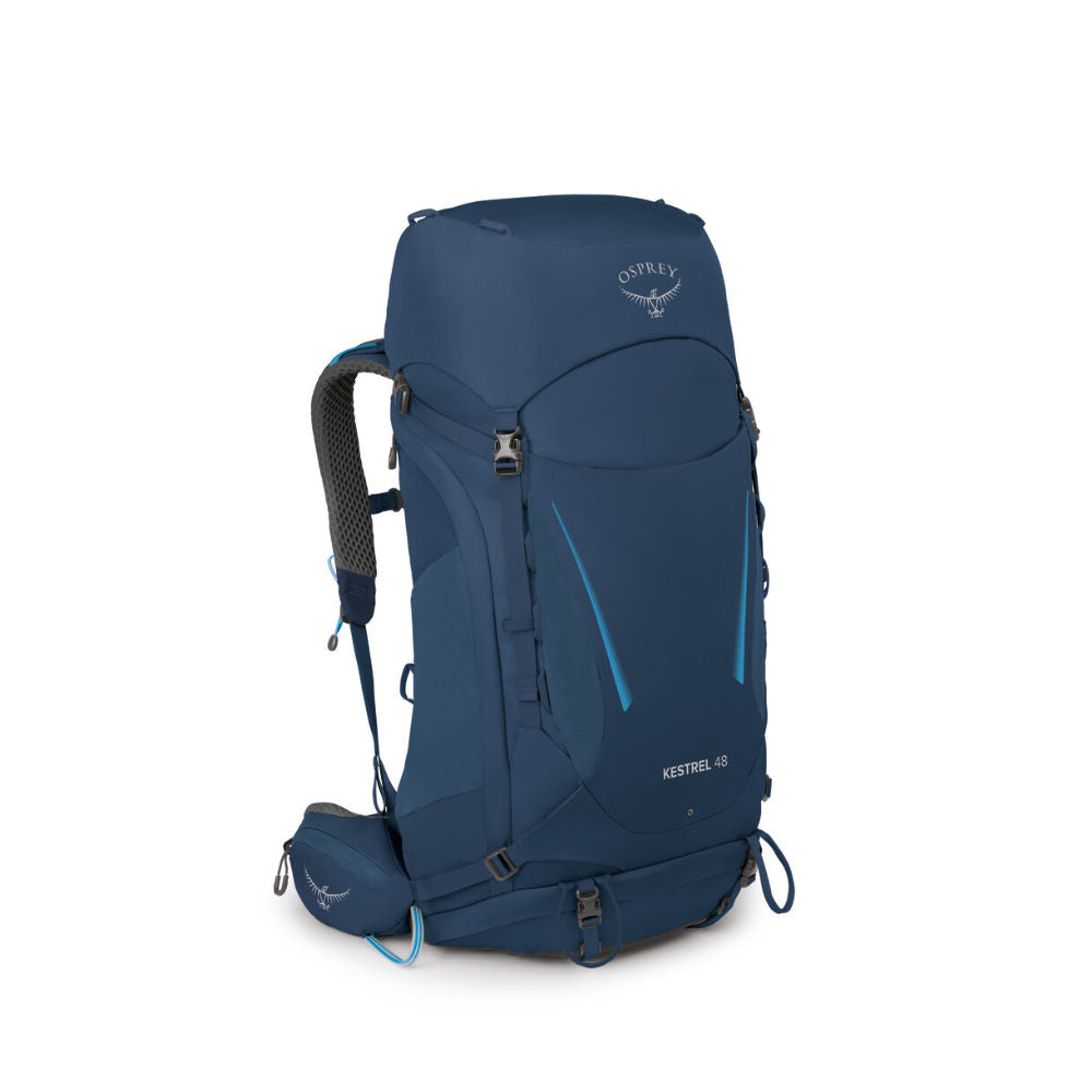 Osprey - Kestrel 48 Herre Vandrerygsæk 48L Blå fra Osprey - billede nr. 1 hos GrejFreak.dk