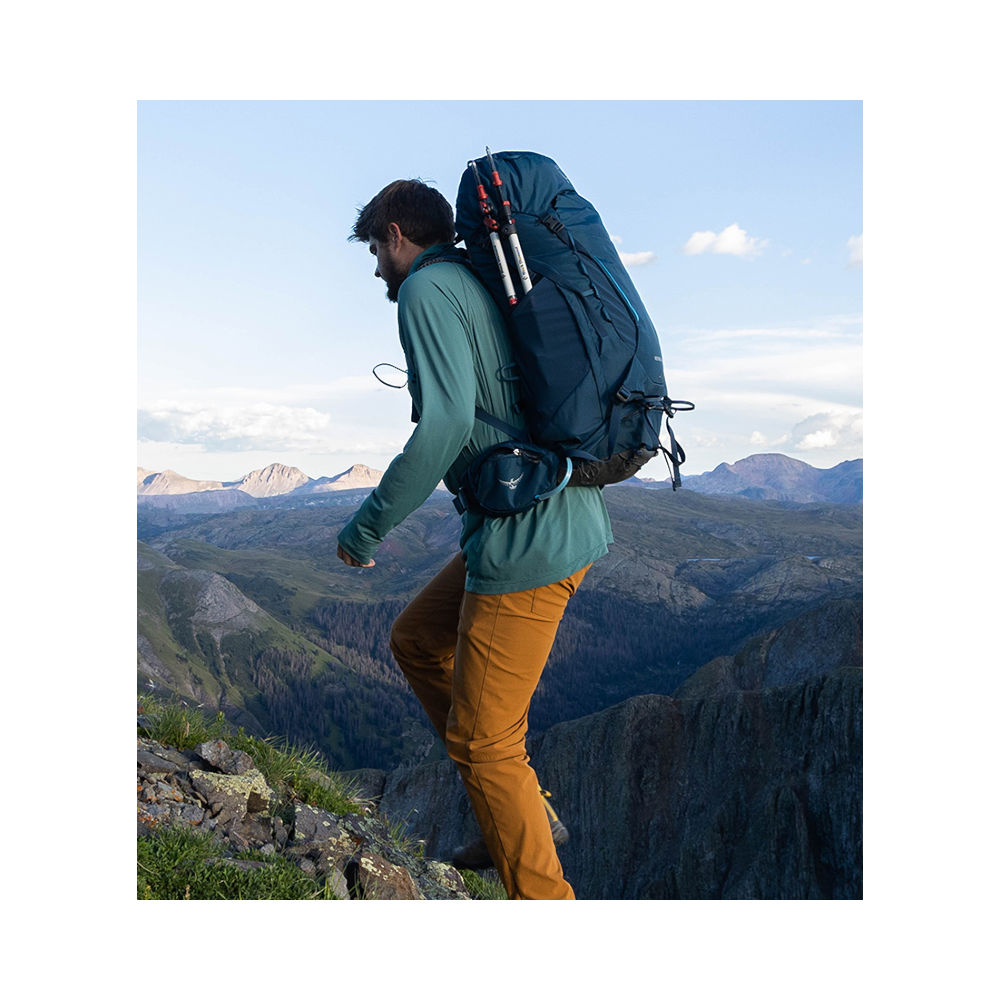 Osprey - Kestrel 48 Herre Vandrerygsæk 48L Blå fra Osprey - billede nr. 3 hos GrejFreak.dk