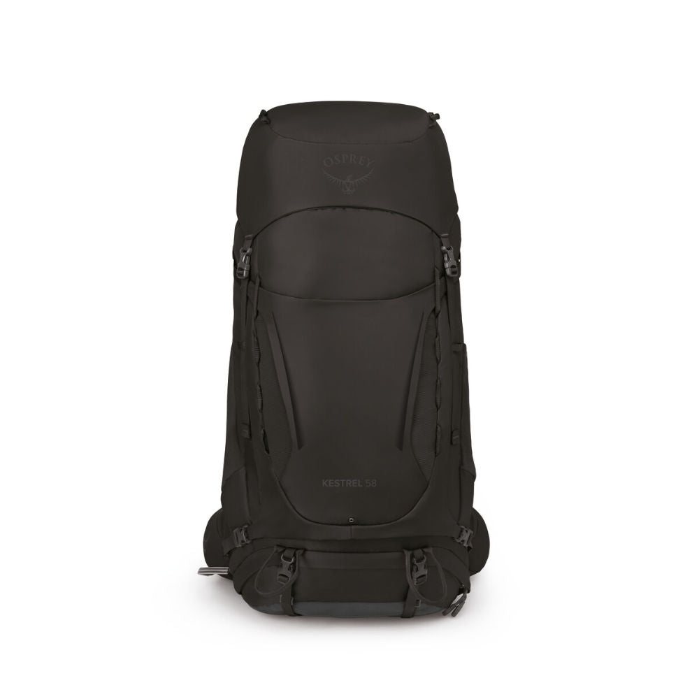 Osprey - Kestrel 58 Herre Vandrerygsæk 58L Sort fra Osprey - billede nr. 5 hos GrejFreak.dk