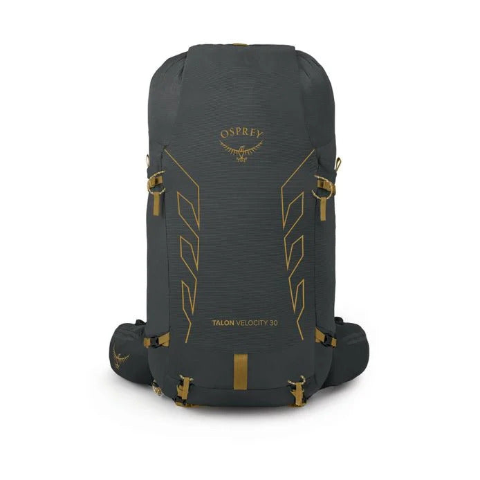 Osprey - Talon Velocity 30L Herre Rygsæk // Dark Charcoal/Tumbleweed Yellow fra Osprey - billede nr. 1 hos GrejFreak.dk