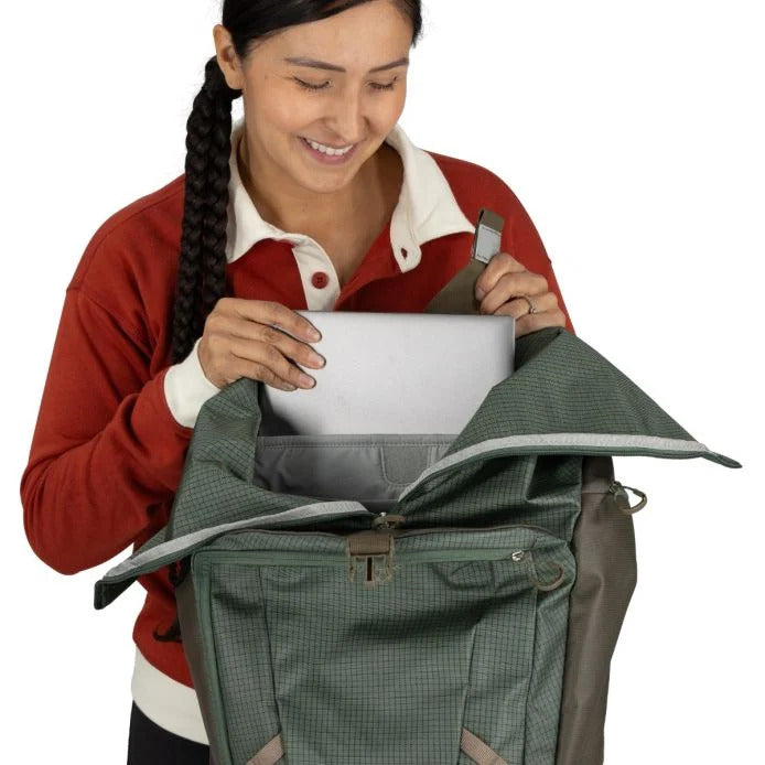 Osprey - Transporter Roll Top Rygsæk // Pine Leaf fra Osprey - billede nr. 5 hos GrejFreak.dk