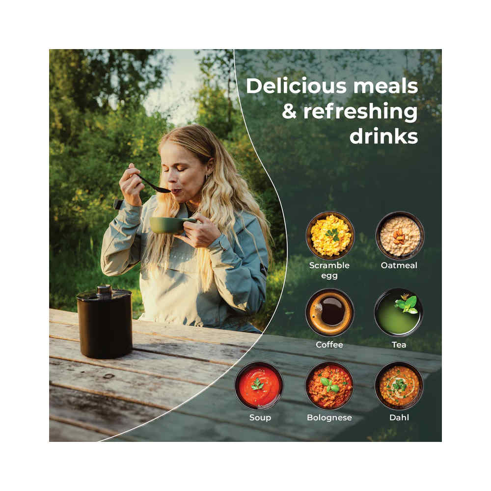 Outinspire - The Cooker XA Transportabel EL-koger og Power Bank 9.000 mAh fra GrejFreak.dk - billede nr. 3 hos GrejFreak.dk