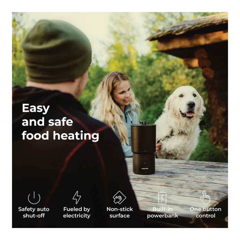 Outinspire - The Cooker XA Transportabel EL-koger og Power Bank 9.000 mAh fra GrejFreak.dk - billede nr. 7 hos GrejFreak.dk