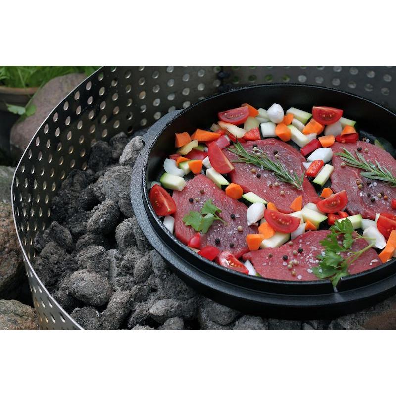 Petromax - Dutch Oven ft12 Fladbundet Støbejernsgryde 10,8L fra Petromax - billede nr. 3 hos GrejFreak.dk