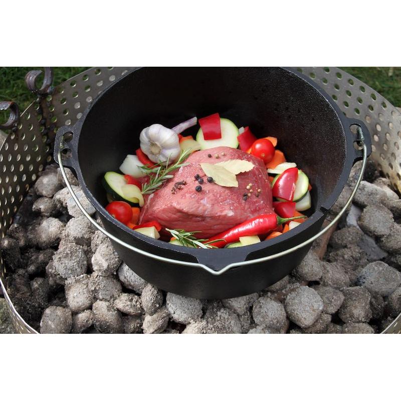 Petromax - Dutch Oven ft12 Fladbundet Støbejernsgryde 10,8L fra Petromax - billede nr. 4 hos GrejFreak.dk