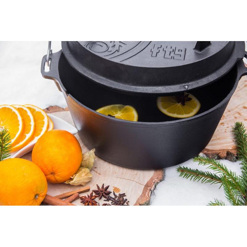 Petromax - Dutch Oven ft12 Fladbundet Støbejernsgryde 10,8L fra Petromax - billede nr. 9 hos GrejFreak.dk