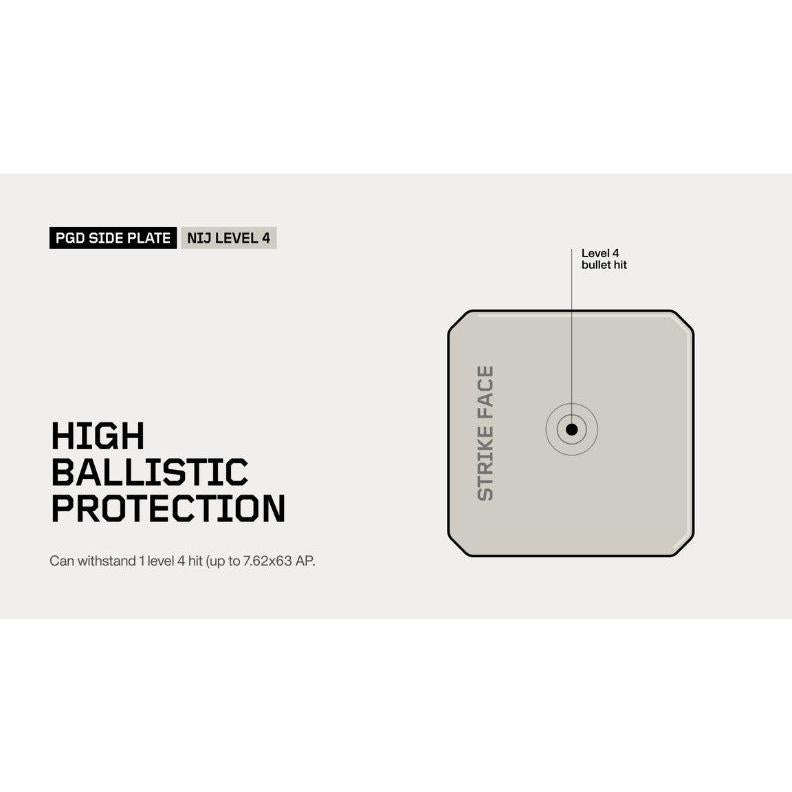Protection Group - Skudsikker NIJ level 4 Keramik Sideplade Stand Alone 15 x 15 cm fra Protection Group - billede nr. 6 hos GrejFreak.dk