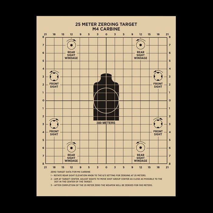Rite In The Rain - 25 Meter Zeroing Target fra Rite in the Rain - billede nr. 1 hos GrejFreak.dk
