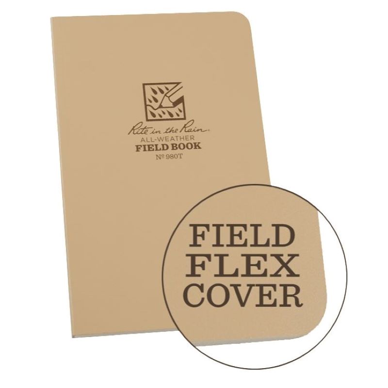 Rite In The Rain - Field Book 12 x 18,5 cm // Olivengrøn fra Rite in the Rain - billede nr. 5 hos GrejFreak.dk