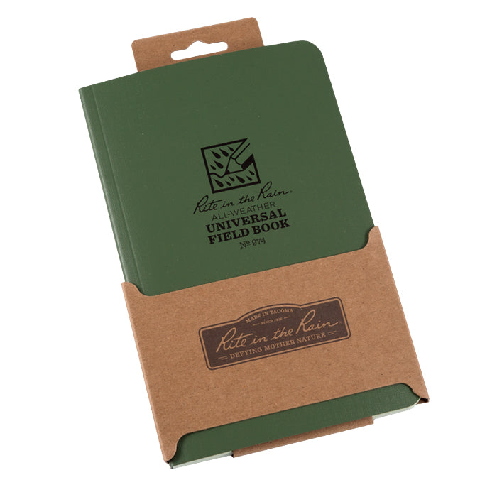 Rite in the Rain - Field-Flex Bound Book // Olivengrøn fra Rite in the Rain - billede nr. 1 hos GrejFreak.dk