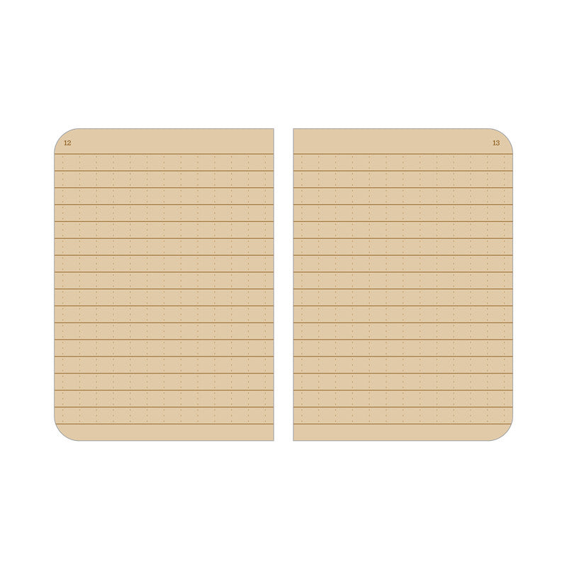 Rite In The Rain - Mini Stapled Notebook (3-pak) // Gul fra Rite in the Rain - billede nr. 5 hos GrejFreak.dk