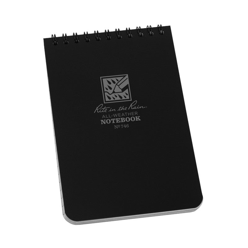 Rite In The Rain - Pocket Top Spiral 10 x 15 cm // Sort fra Rite in the Rain - billede nr. 1 hos GrejFreak.dk