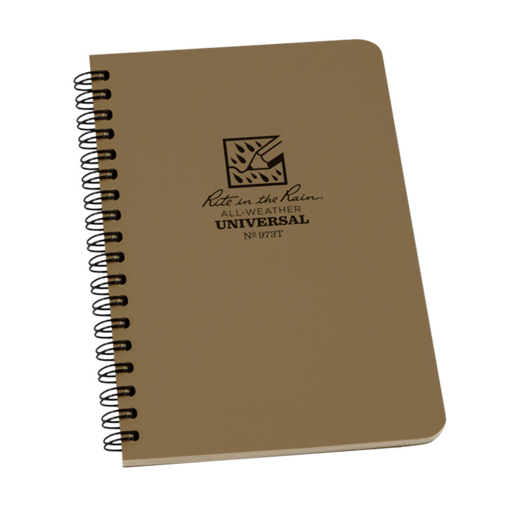 Rite in The Rain - Side Spiral Notebook 11,8 x 17,8 cm // Sand fra Rite in the Rain - billede nr. 4 hos GrejFreak.dk