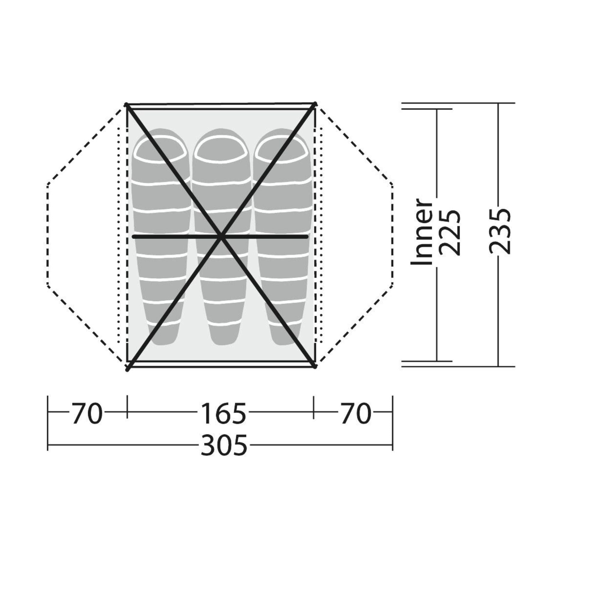 Robens - Lodge 3 Exp 3-personers Telt fra Robens - billede nr. 9 hos GrejFreak.dk