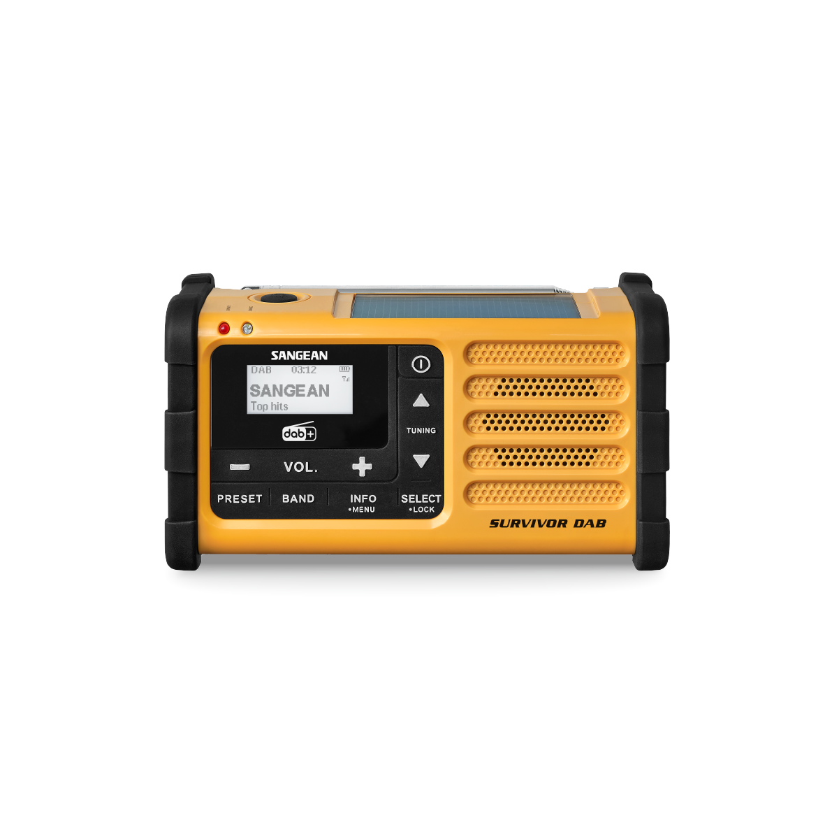 Sangean - MMR-88 DAB+/FM-RDS Multi-Powered Nødradio // Gul fra Sangean - billede nr. 1 hos GrejFreak.dk
