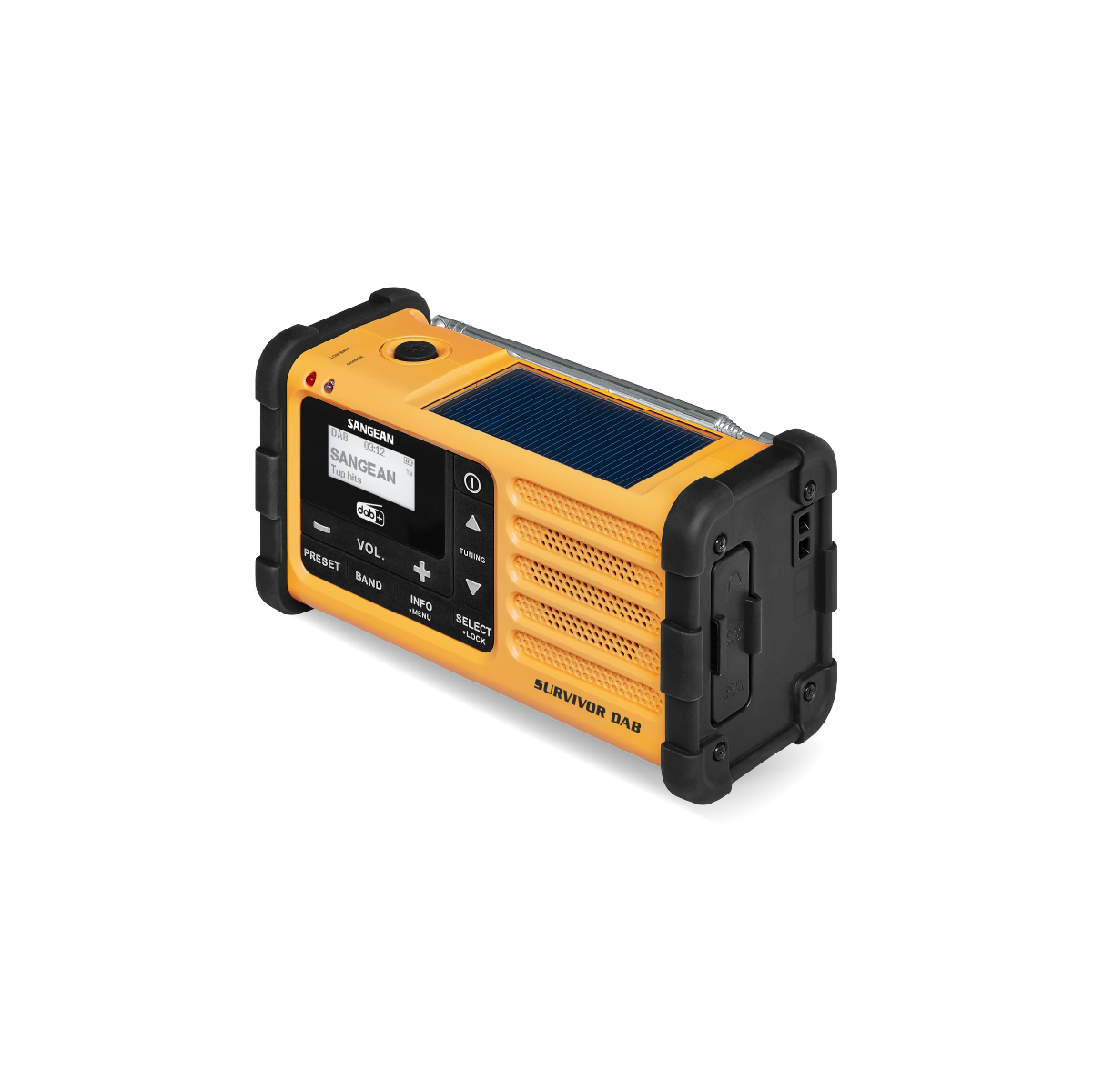 Sangean - MMR-88 DAB+/FM-RDS Multi-Powered Nødradio // Gul fra Sangean - billede nr. 3 hos GrejFreak.dk