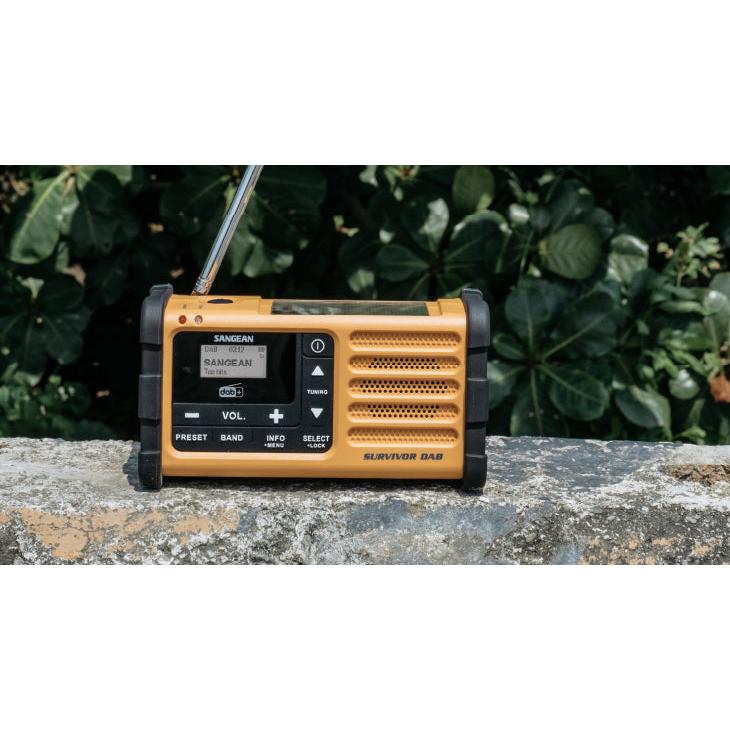 Sangean - MMR-88 DAB+/FM-RDS Multi-Powered Nødradio // Gul fra Sangean - billede nr. 9 hos GrejFreak.dk