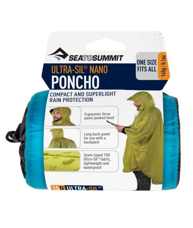 Sea to Summit - Ultra-Sil Nano Poncho // Blå fra Sea To Summit - billede nr. 3 hos GrejFreak.dk