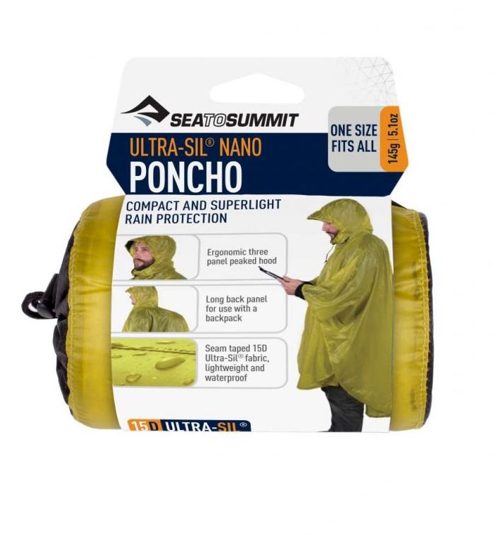 Sea to Summit - Ultra-Sil Nano Poncho // Lime / Grøn fra Sea To Summit - billede nr. 3 hos GrejFreak.dk