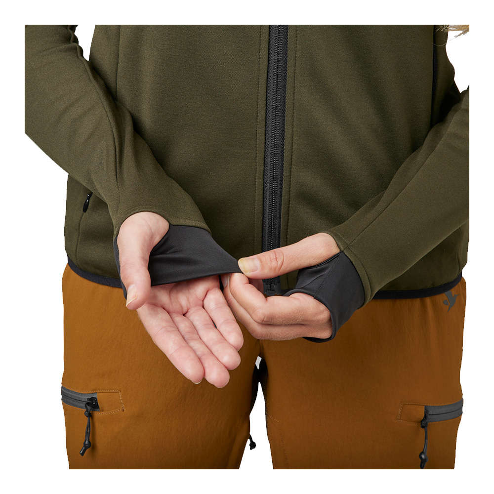 Seeland - Power Dame Fleecetrøje // Grøn fra Seeland - billede nr. 5 hos GrejFreak.dk