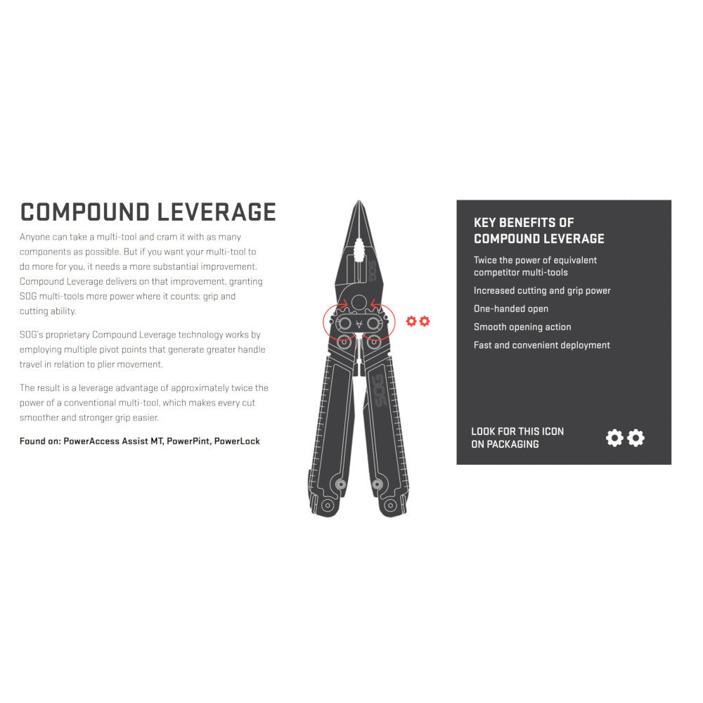 SOG Knives - PowerLock EOD Multi-Tool m. Nylon Etui fra SOG knives - billede nr. 13 hos GrejFreak.dk