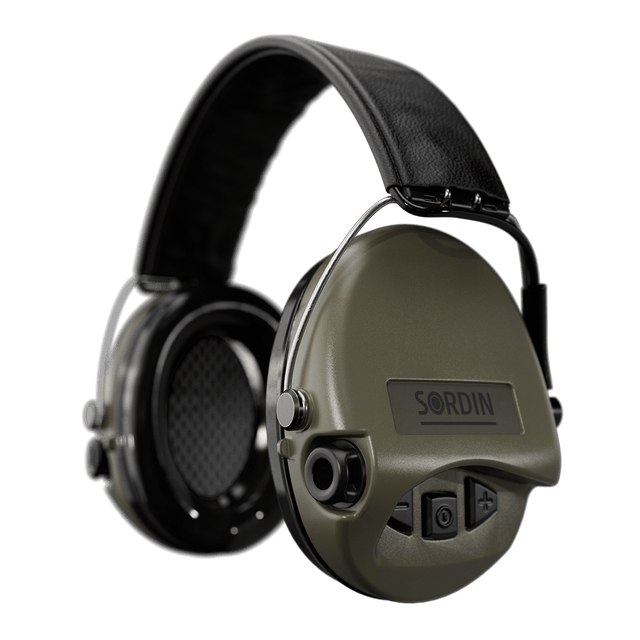 Sordin - Supreme Pro Aktiv Høreværn 82 dB Med Gel-Pads // Grøn fra Sordin - billede nr. 1 hos GrejFreak.dk