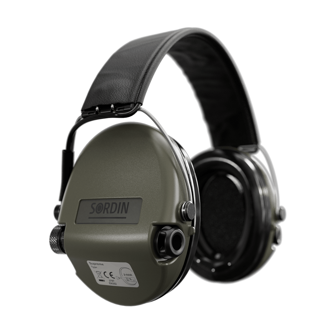 Sordin - Supreme Pro Aktiv Høreværn 82 dB Med Gel-Pads // Grøn fra Sordin - billede nr. 5 hos GrejFreak.dk