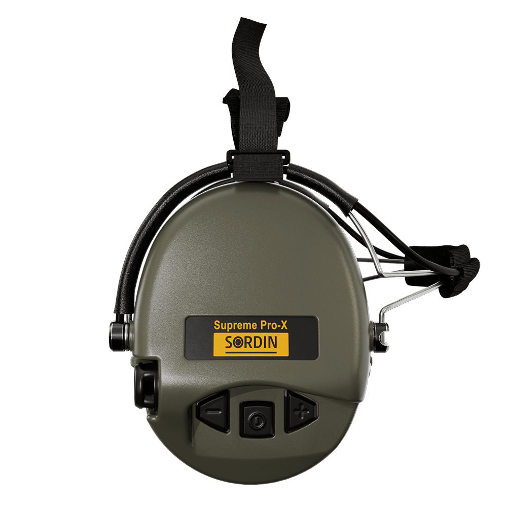 Sordin - Supreme Pro X Neckband Høreværn // Olivengrøn fra Sordin - billede nr. 5 hos GrejFreak.dk