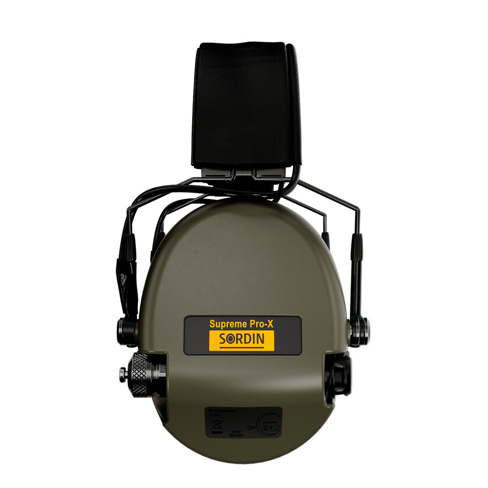 Sordin - Supreme Pro-X Slim Elektronisk Høreværn 82 dB Grøn fra Sordin - billede nr. 3 hos GrejFreak.dk
